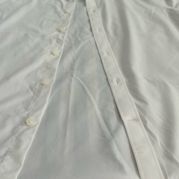Express White Casual Button Down Shirt Modern Fit - Picture 4 of 12